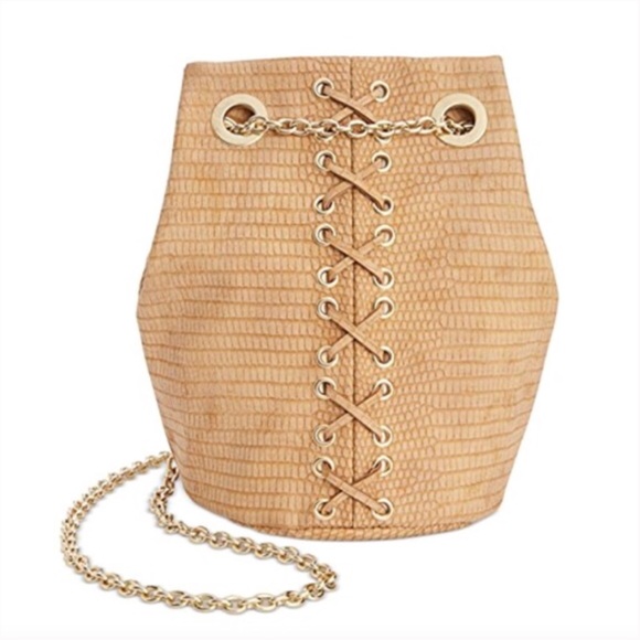 Stitched Bucket Bogo Shoulder Chain Bag - Picture 3 of 5